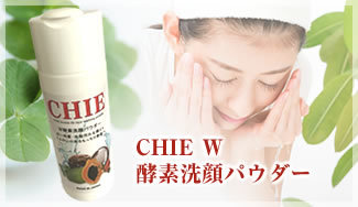 CHIE W酵素洗顔パウダー 60g(3ヶ月) chieダブル酵素洗顔 無添加 日本製